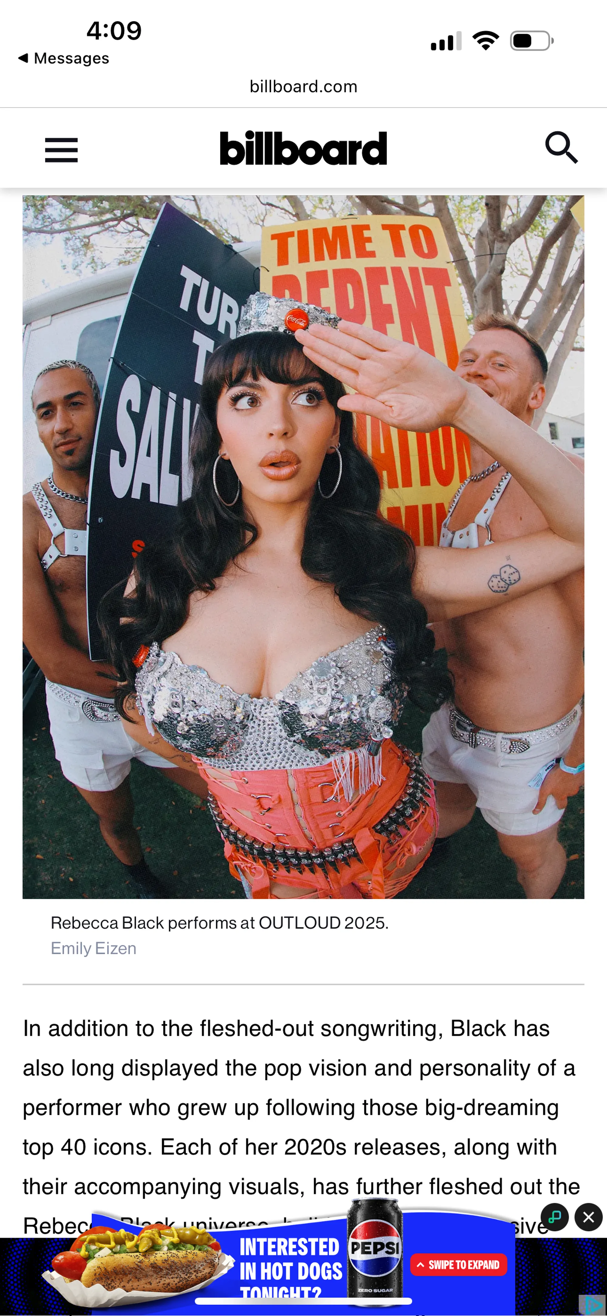 Rebecca Black for Billboard — image 2